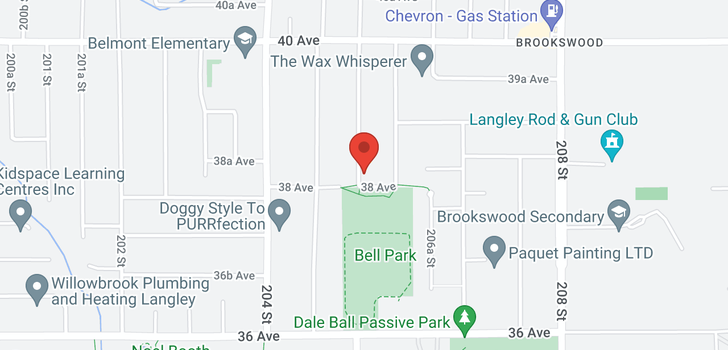 map of 3824 205A STREET